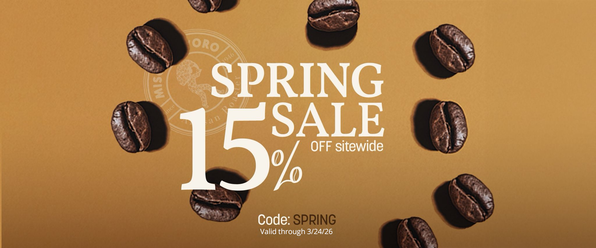 Spring Sale Save 15%